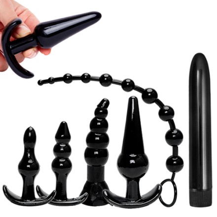 Набор анальных пробок Black Jumble