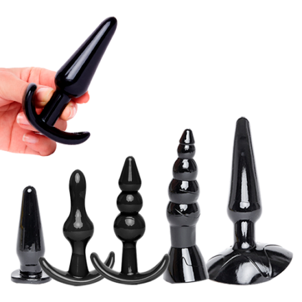 Набор анальных пробок Black Gang