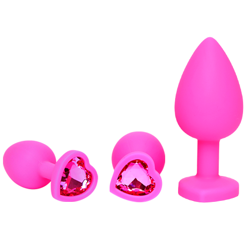 Набор анальных пробок Pink Drops