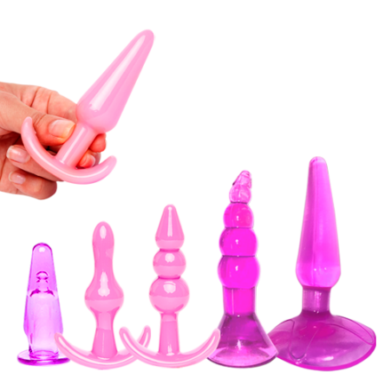 Набор анальных пробок Pink Gang
