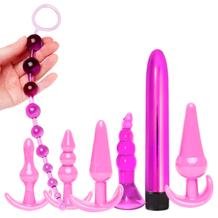 Набор анальных пробок Pink Jumble